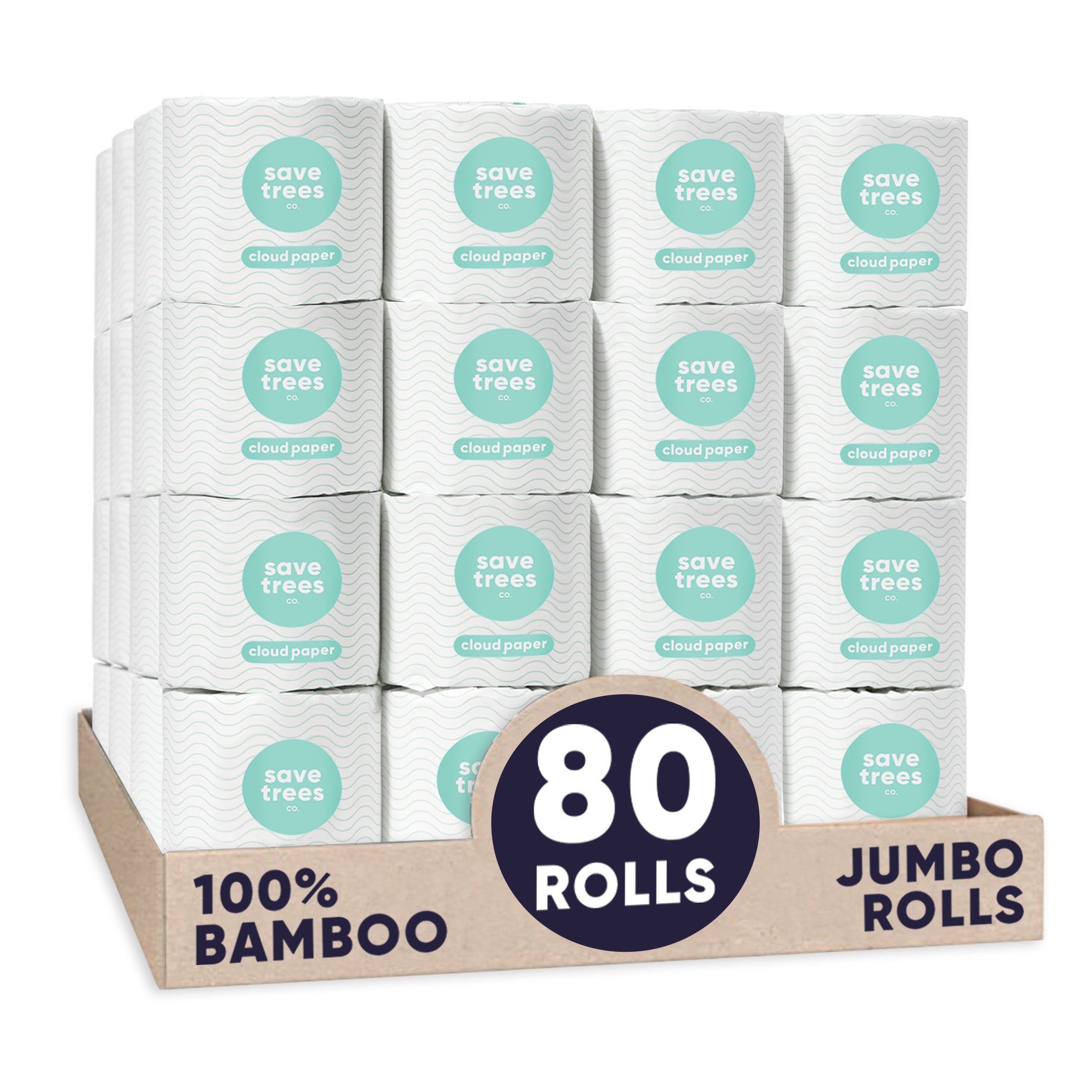 Bamboo Toilet Paper in Bulk & Wholesale by Cloud Paper