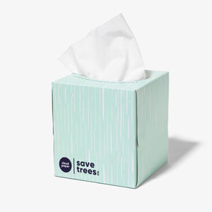 Soft and gentle cube facial tissues in bulk
