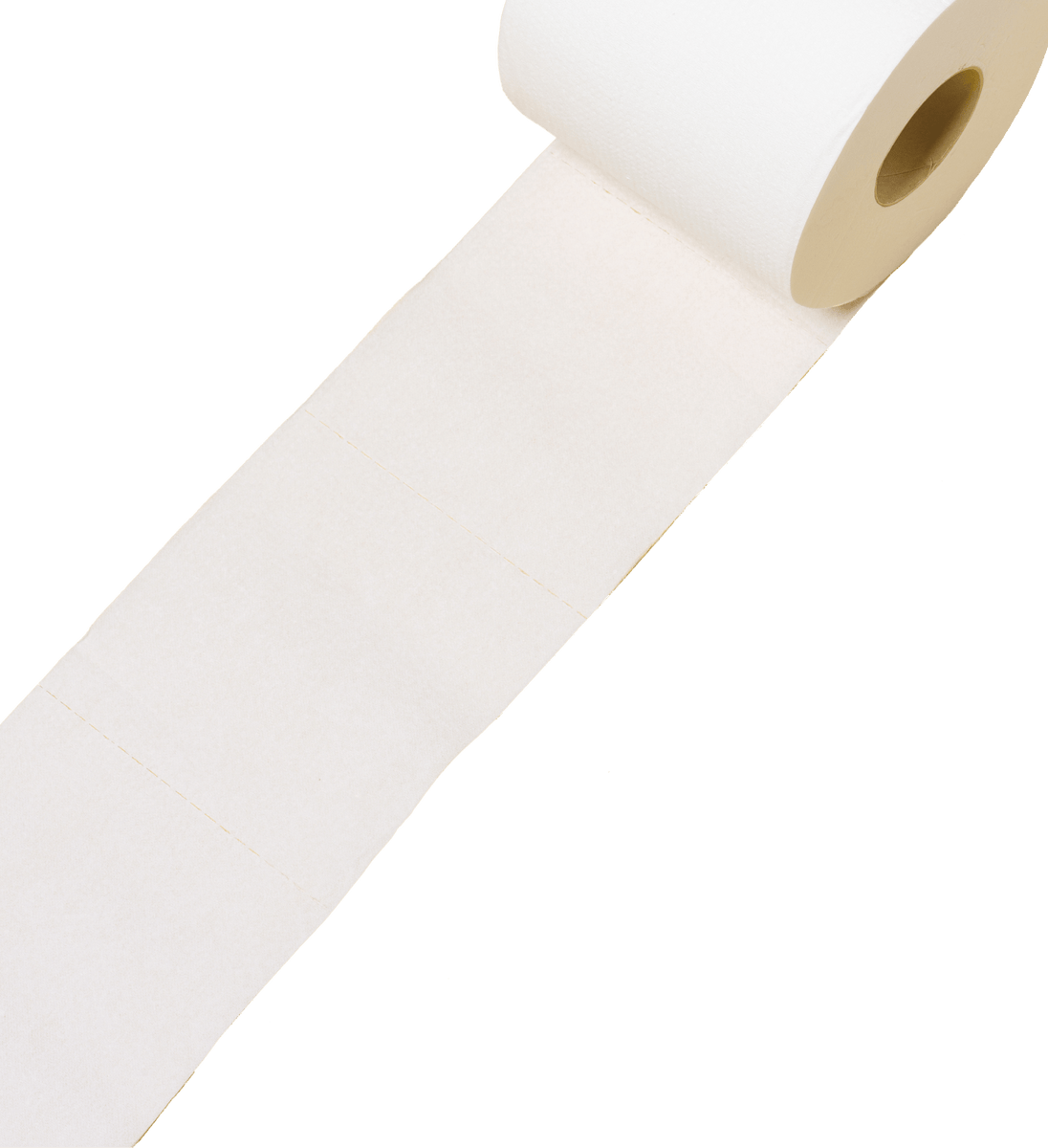 Toilet paper roll with impact of trees saved and planted
