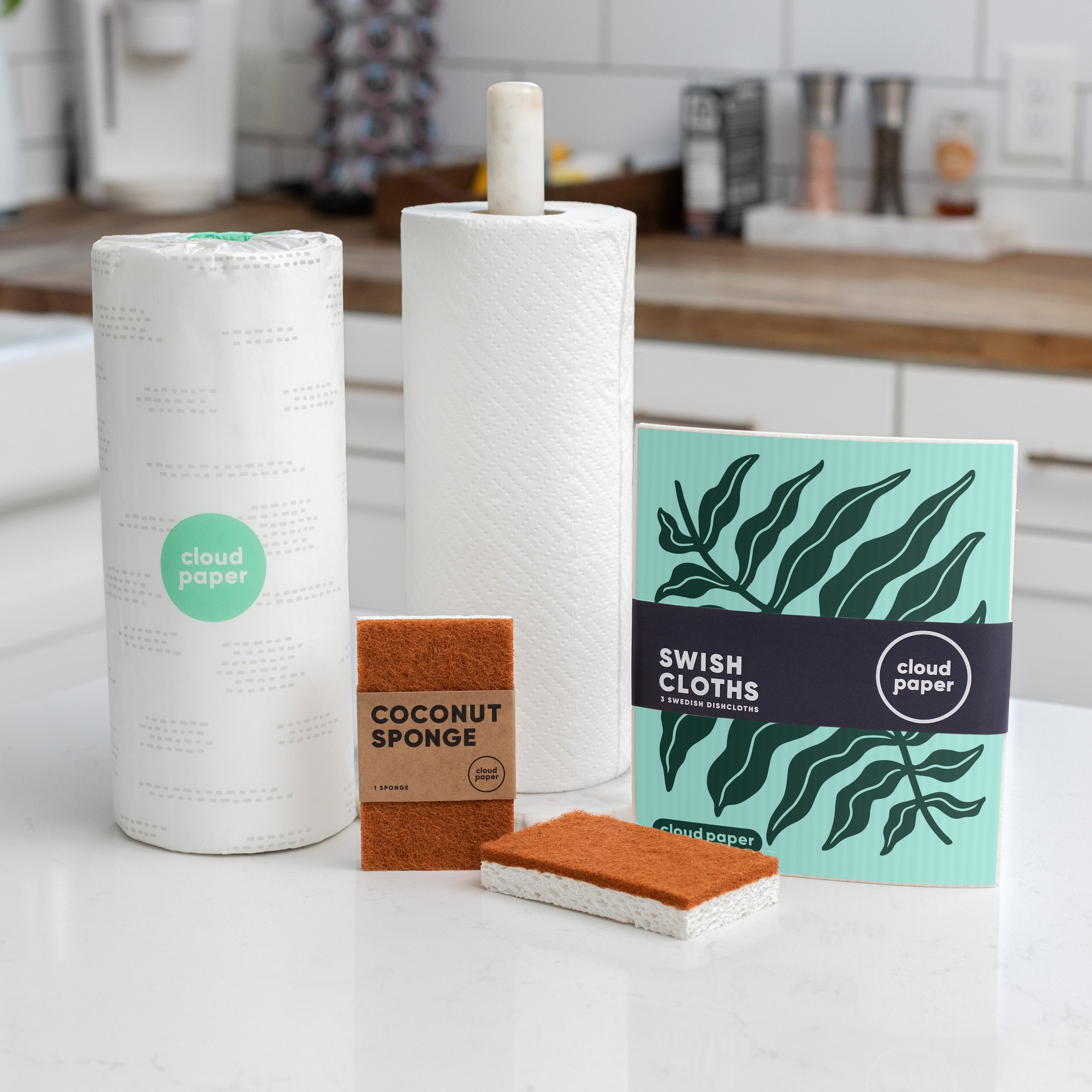 Reusable Paper Towels-Compostable Dishcloth-Go-Compost